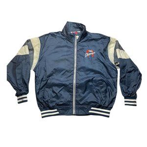 Vintage 90’s Super Bowl XXXII Denver Broncos Windbreaker Jacket Size Large Navy